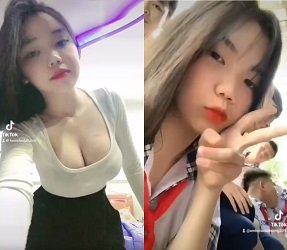 Cô gái trung học Hải Phương Kem Dâu nứng lồn ra clip sex cực nóng