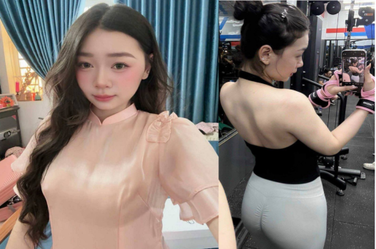 Tập gym chăm chỉ để địt dai sức